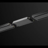 Соединитель с токопроводом прямой NOVOTECH SMAL SHINO NT23 000 для низковольтного шинопровода, IP20 48V (черный) NV-135215